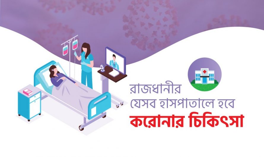রাজধানীর যেসব হাসপাতালে হবে করোনার চিকিৎসা: