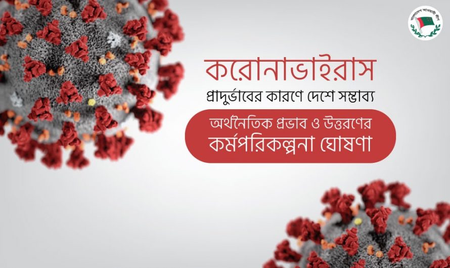 করোনাভাইরাসের প্রাদুর্ভাবের কারনে দেশে সম্ভাব্য অর্থনৈতিক প্রভাব ও উত্তরণের কর্মপরিকল্পনা